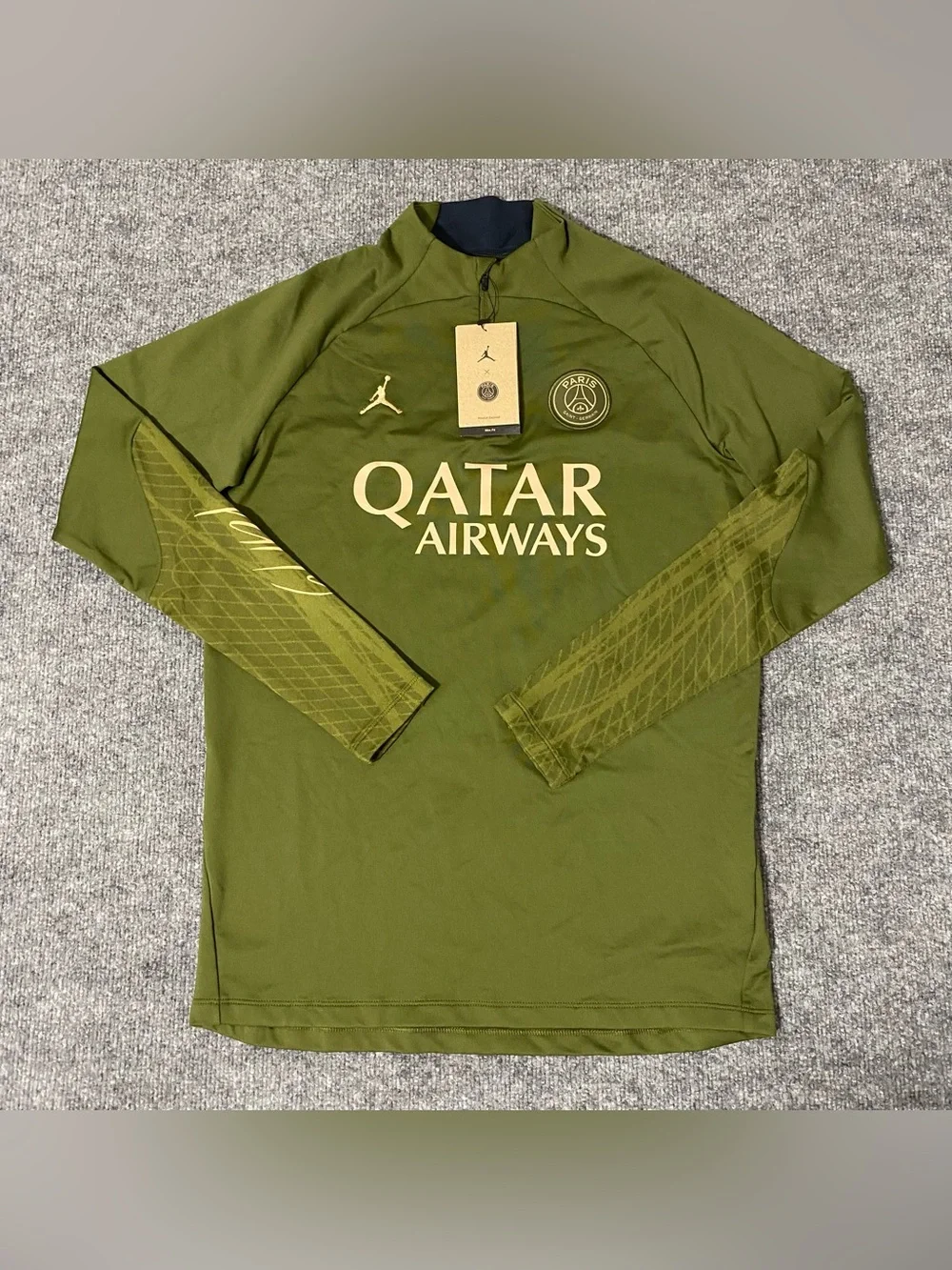 Nike Jordan Paris Saint Germain Strike Fourth Drill Slim Fit Top Mens M NWT